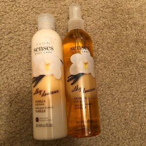 Vanilla body lotion and vanilla body spray